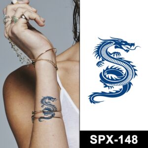 blue dragon temporary tattoos online