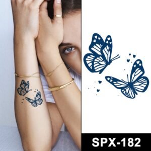 hearts & butterfly temporary tattoos online