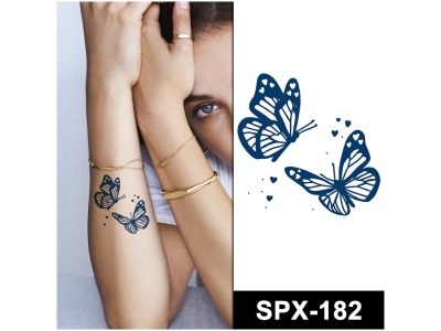 hearts & butterfly temporary tattoos online