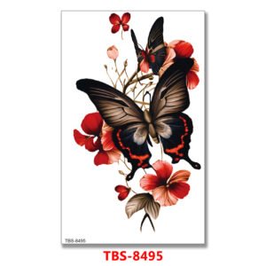 red butterfly temporary tattoos online