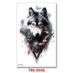 calm wolf temporary tattoo online