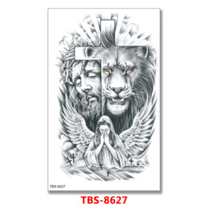 jesus & angel temporary tattoos