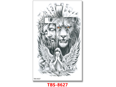 jesus & angel temporary tattoos