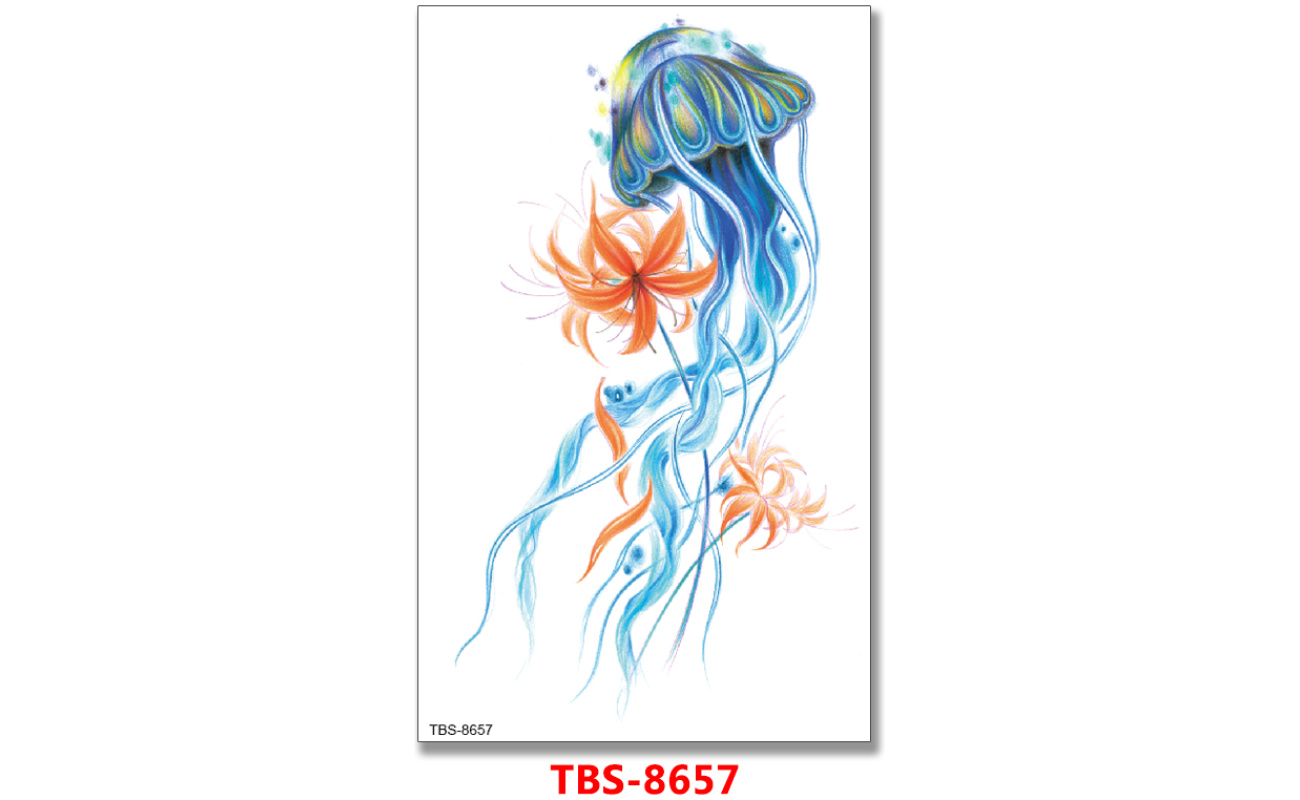 Jellyfish Temporary Tattoo