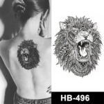 lion mandala temporary tattoos online