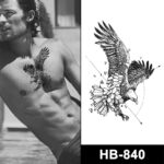 abstract eagle temporary tattoo online