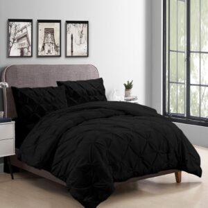 Pintuck Black