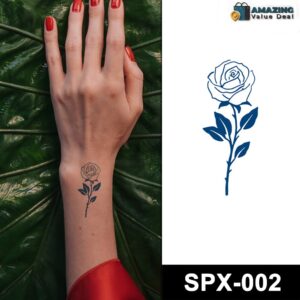 blue rose temporary tattoos online