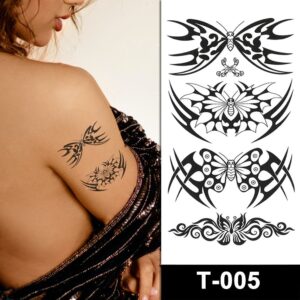 butterfly 4 peices temporary tattoos online