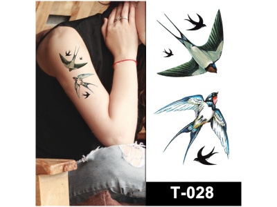 birds 5 pack temporary tattoos online