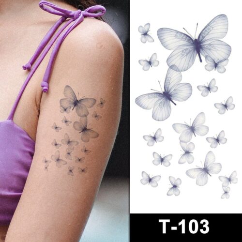butterfly multipack temporary tattoos online