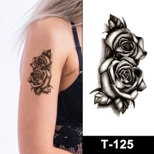 black rose temporary tattoos online