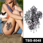 purple roses temporary tattoos online