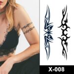 blue 2 pack chevron temporary tattoos online