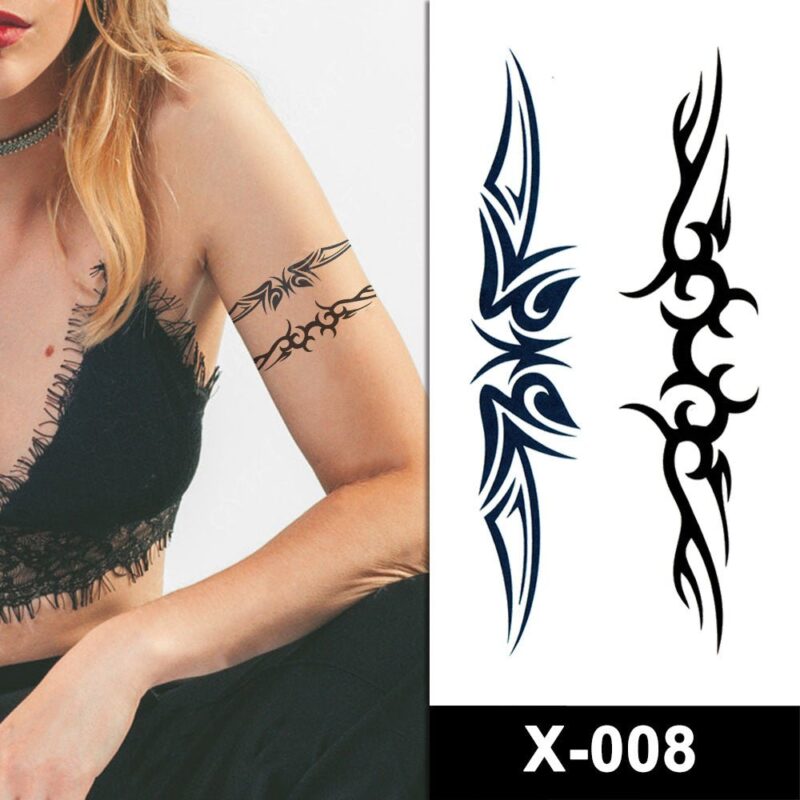 blue 2 pack chevron temporary tattoos online