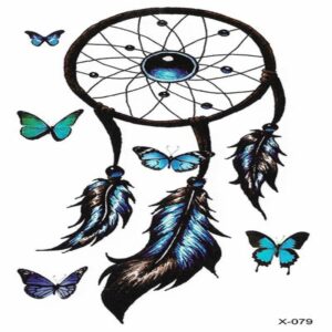 dreamcatcher 1 pack temporary tattoos