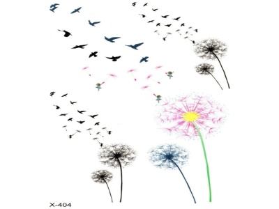 dandelions temporary tattoos online