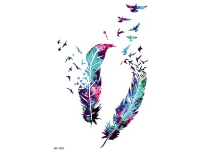 feathers 2 pack tattoos online