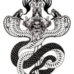 dual serpent tattoos online