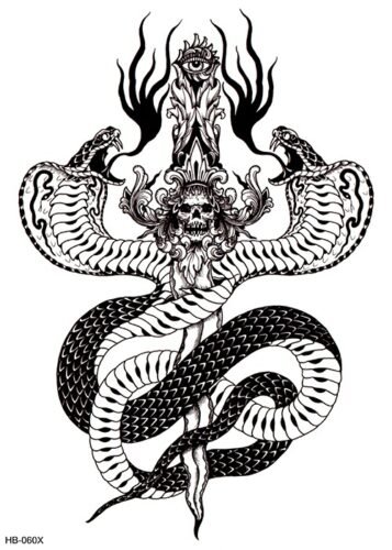 dual serpent tattoos online
