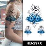 blue lotus om tattoos online