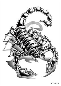 scorpion temporary tattoos