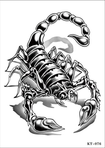 scorpion temporary tattoos