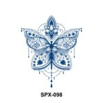 Mandala Butterfly Temporary Tattoos