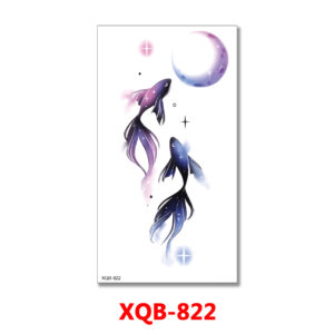 buy purple fish temporary tattoos online